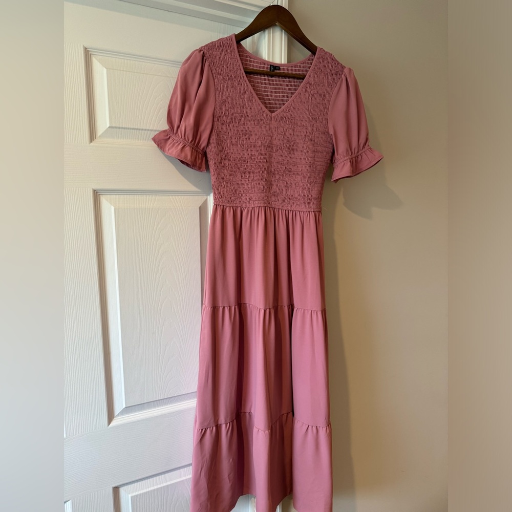 Kranda Midi Dress | Pink | Like New | XS | Worn Once
